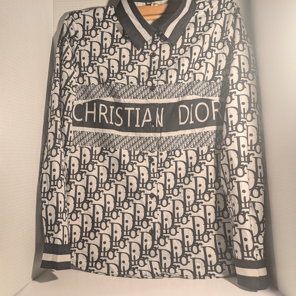 Dior Monogram Black and White Blouse - Picture 4 of 4